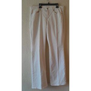 Lucky Brand Womens Sweet Boot Cowgirl Western Stretch Mid Rise Jeans 8/29 Cream